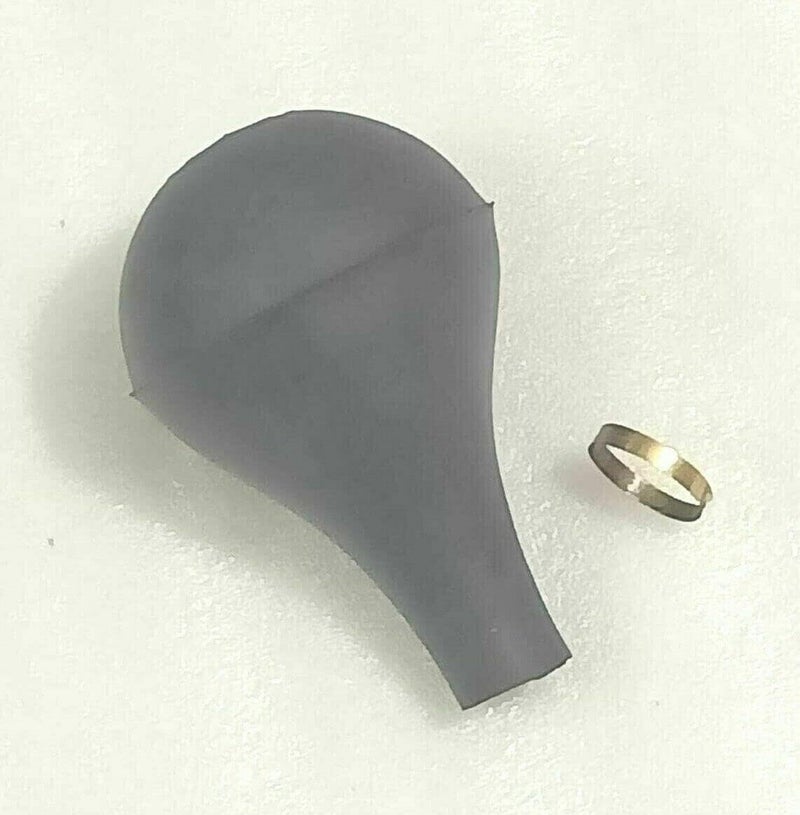SR EnterpriseS New Black Rubber Bulb With Clip Fits Antique Brass Car Taxi Truck Horn - Image 2